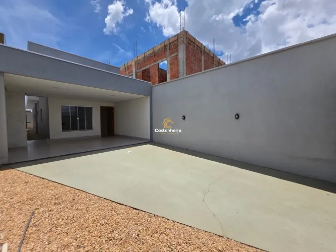 Casa Nova 03 Quartos sendo 01 Suíte Plena - Plano Diretor Sul