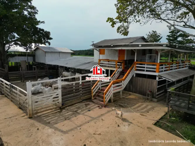Fazenda em Iranduba medindo 1.800 x 1.000= 1.800.000m² na várzea