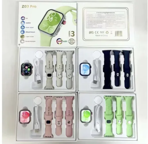 KIT SMARTWATCH 3 EM 1 Z03 AMOLED HUAWEI