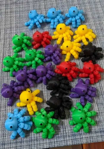 Polvo articulado para lápis e caneta