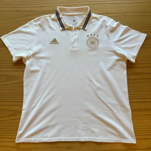 Camisa polo adidas seleção alemã branca G