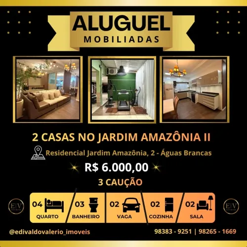 Alugo excelente casa em condomínio fechado 