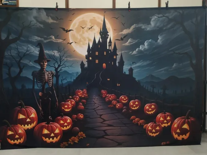 Fundo fotográfico Halloween