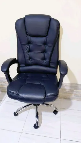 Cadeira de Escritório Presidente Zinnia Oxford, Preto, ZNO-OXF-BK