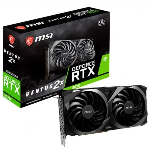 Placa De Vídeo - Msi Geforce Rtx 3070 8gb - Ventus 2x (Usada)