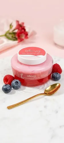 Alleva-geleia hidratante coporal de tutti-frutti