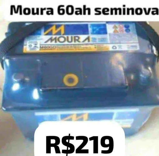 Bateria 60ah por R$219 c/ Garantia - entrego a domicílio - passo cartão 