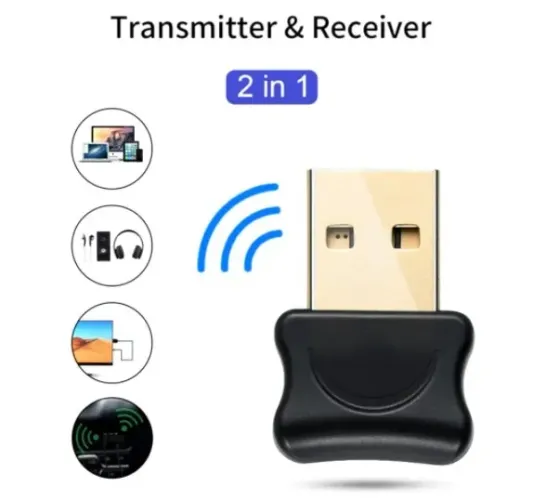 Adaptador Usb Bluetooth 5.0 Dongle Para Pc Notebook Arduino Automação Robotica COD-AP104
