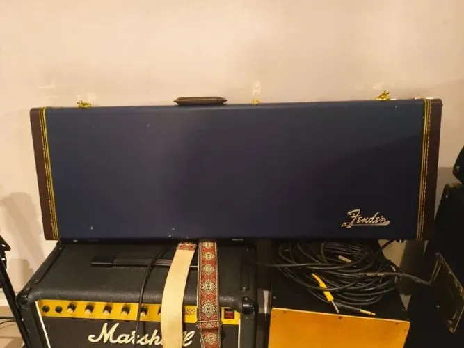 Case Fender Stratocaster/Telecaster Navy Blue Lindo