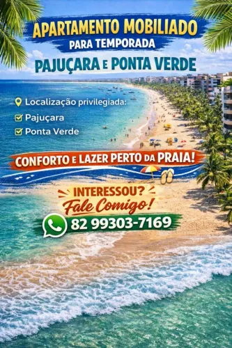 Apto Temporada Pajuçara/Ponta Verde