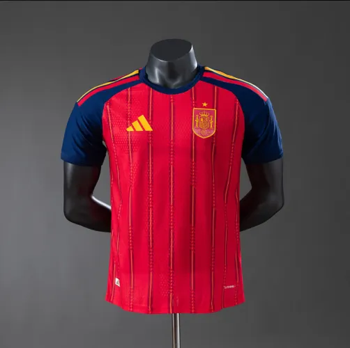 Camisa Espanha Copa do Mundo 2026 Modelo jogador