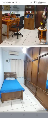 Vendo Guarda-roupa em madeira maciça, medindo 3m de altura e 4m de largura.