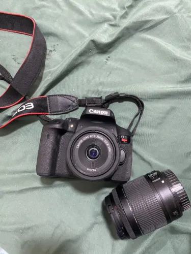 Câmera Canon EOS T6i + 2 lentes + Case