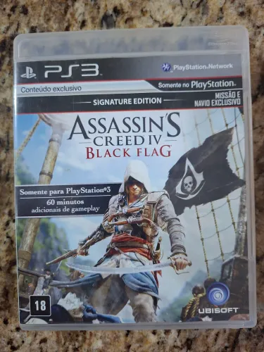 Jogo Assassin's Creed Black flag PS3 mais jogos tem DESCONTO