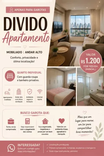 Quarto em Apartamento