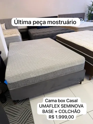 Cama Box Casal UMAFLEX SEMINOVA - ENTREGO