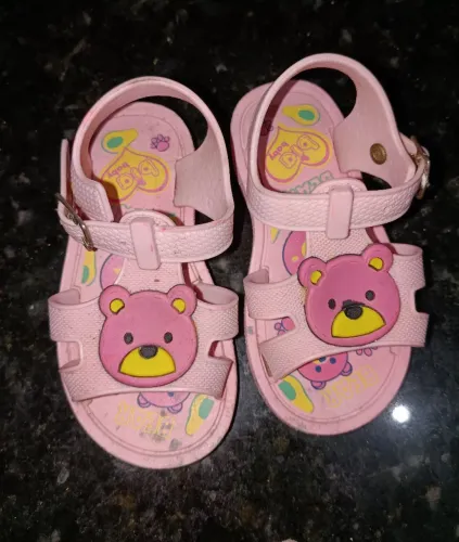 Sandália Rosa Infantil Menina 19/20