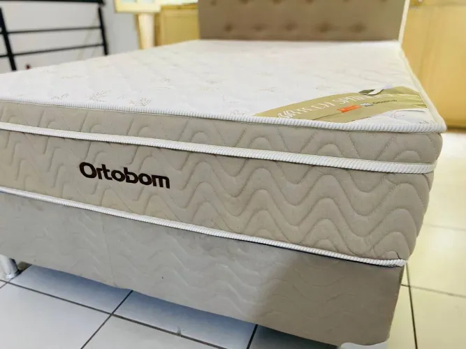 . Cama Casal Premium Ortobom Airtech | Malha Fria | Frete Grátis