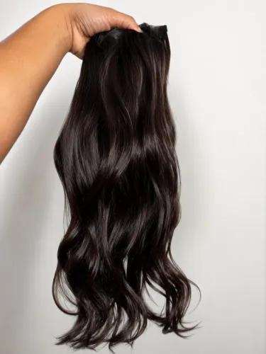 Aplique de Cabelo Humano Peruano Premium 60 cm | 180 g | Fita Adesiva