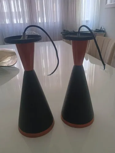 2 pendentes luminárias