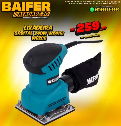 Lixadeira Orbital 240w Ws4151 Wesco