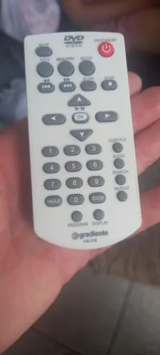 Controle de dvd gradiente novo