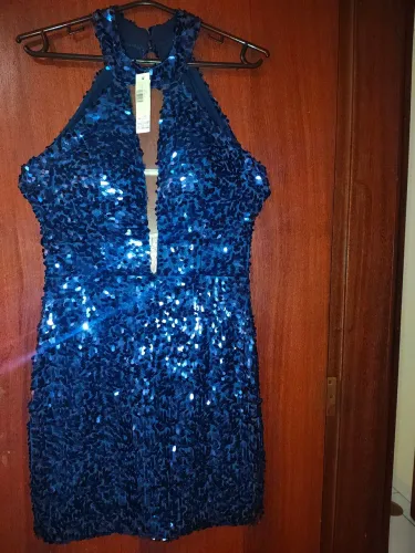 Vestido azul lindo