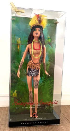 Barbie Collector Amazônia 2008 | Dolls of the World | Pink Label | Lacrada e Original