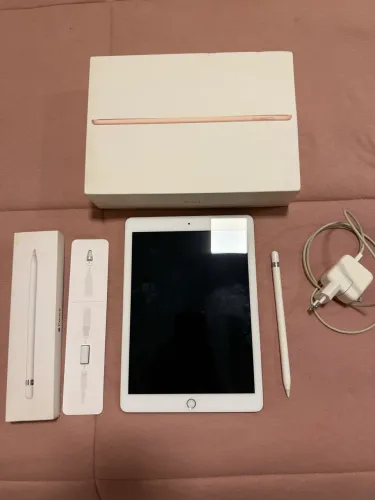IPad 6 geração 128Gb Wi fi Rose + Apple Pencil 1 geração 