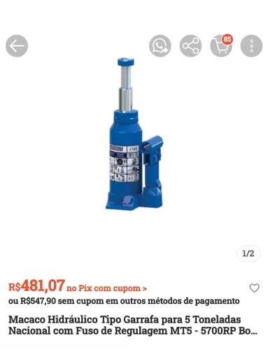 Macaco 5 toneladas pra hj 100