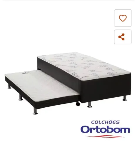 Cama Box Solteiro com Auxiliar Ortopédico