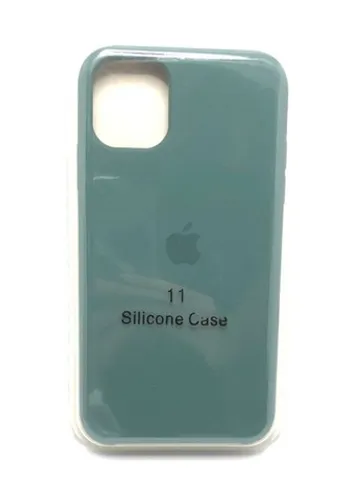 Capa Case de Silicone Para Iphone XR e 11 Cinza Azulado Anti-Shock Produto Novo