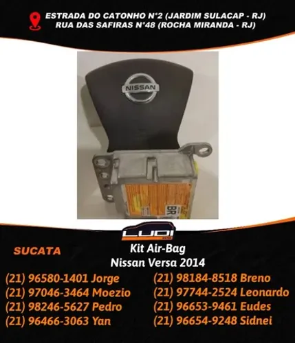 Kit Air-Bag Nissan Versa 2014
