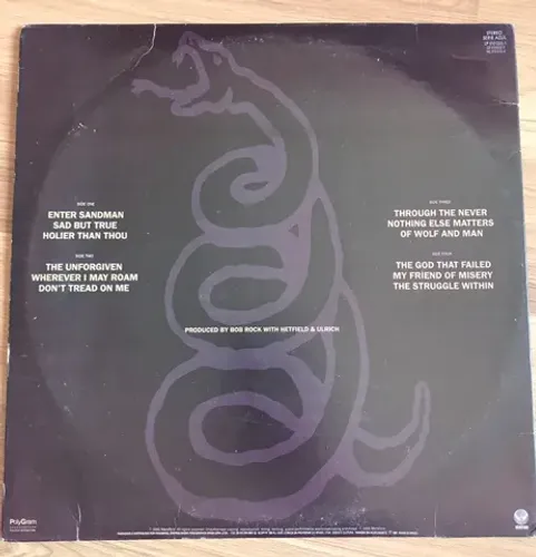 Disco Metallica Black Album