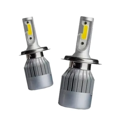 Lâmpada Super Led Para Farol De Carro C6 72W 7600 Lumes