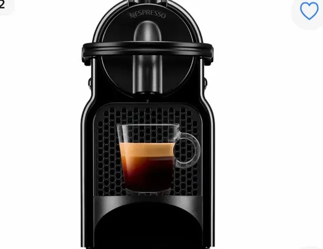 Nespresso Inissia Preta, Cafeteira 110v D40 Cor Preto