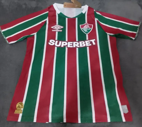 Camisa M Masculina Umbro Fluminense Of.1 2024 Torcedor S/N