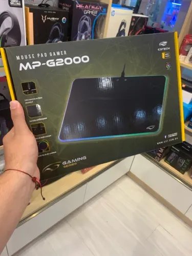 Mouse Pad Gamer C3Tech MP-2000BK - Novo Lacrado - Parcelamos Sem Juros