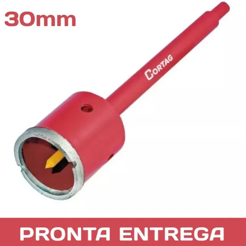BROCA LONGA DIAMANTADA 30mm CORTAG 