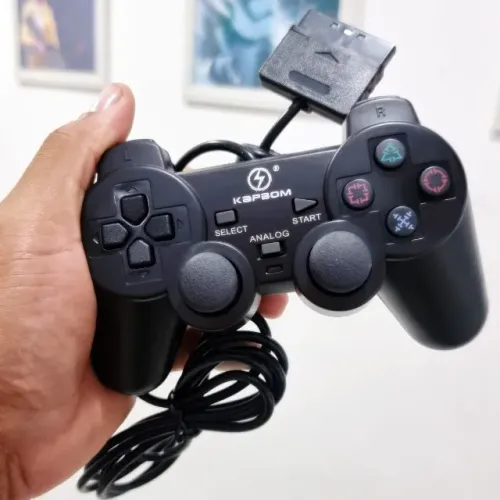 Controle PlayStation 2 com Fio Knup - Novo