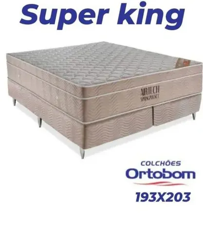 Cama box Ortobom king size ( super king ) a pronta entrega 