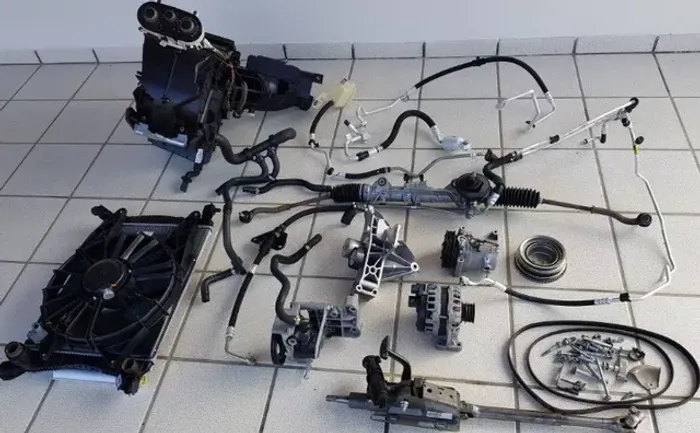 Conjunto kit de ar condicionado e direção hidráulica nova Fiorino uno Vivace