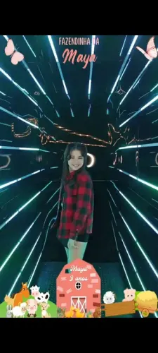Aluguel de túnel infinit de led
