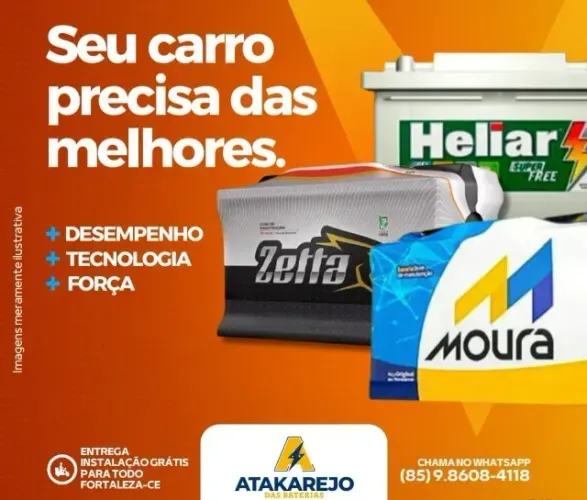 Baterias Seminovas com Garantia // Palio, Celta, Corsa // Frete e Instalação Grátis