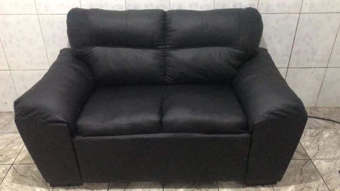 Reforma sofá de couro original 70x30.