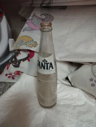 Antiga Garrafa Fanta Original Vidro.