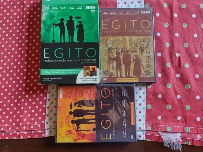 Egito Redescobrindo Um Mundo Perdido - Box 2 Dvds Lacrados Série Legendada