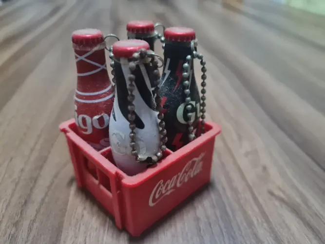 Mini garrafas coca-cola antigas
