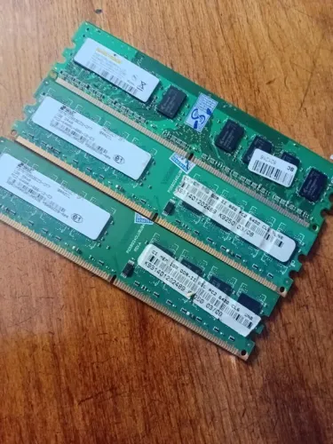 MEMORIAS DDR2 4GB(1X2GB + 2X1GB) 667MHZ