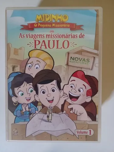 Coleção de DVD's Midinho: As Viagens Missionárias de Paulo - 6 Volumes